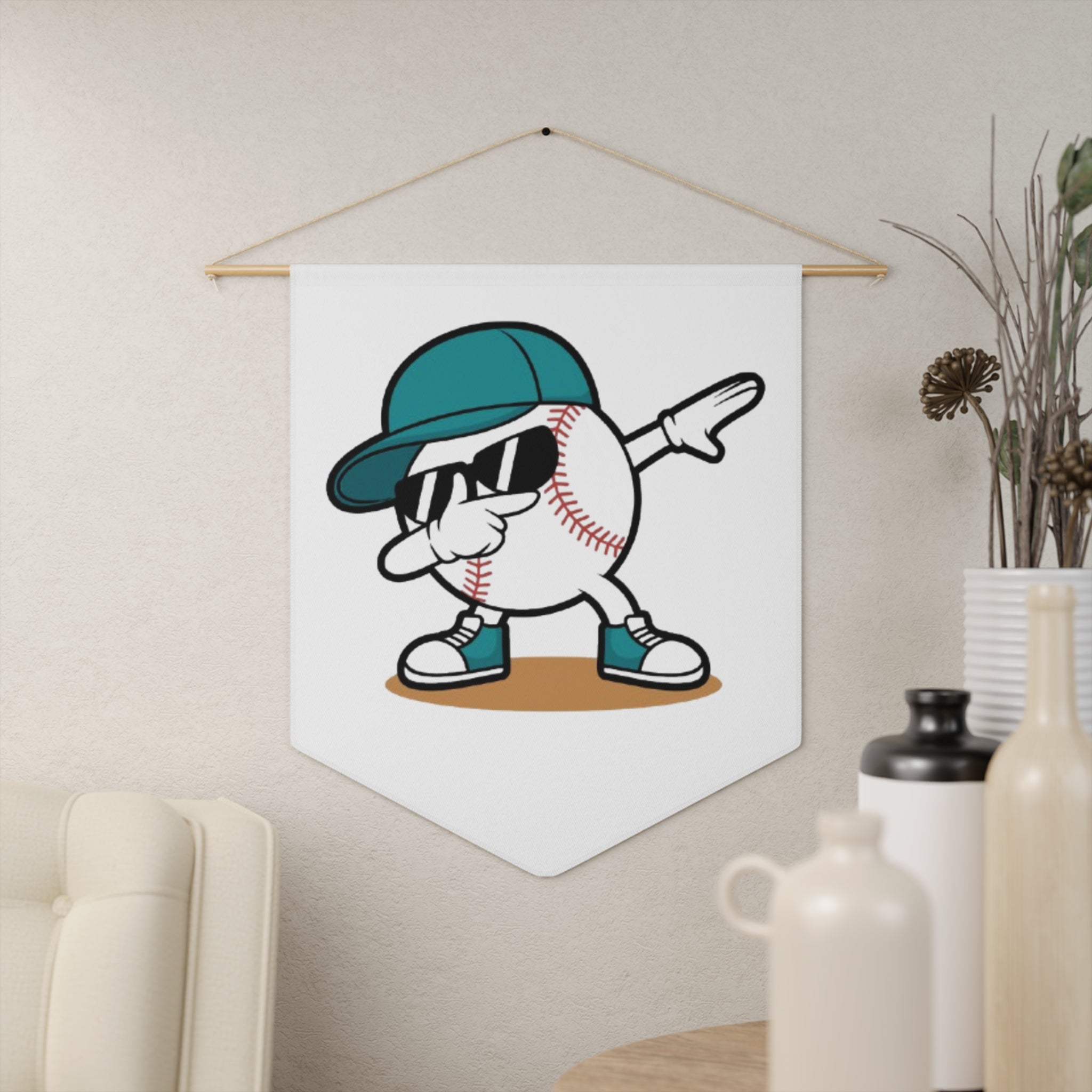 "Pennant Ready" White Pennant