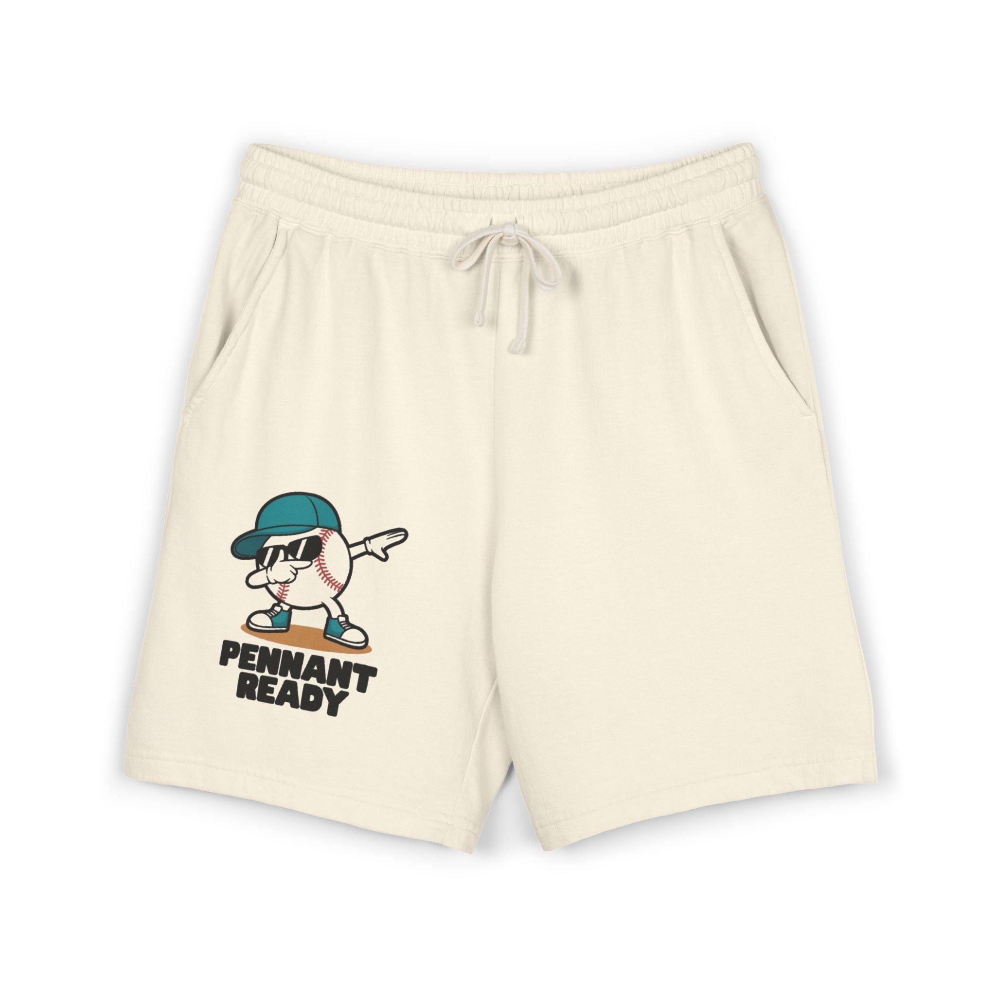 "Pennant Ready" Beige Shorts