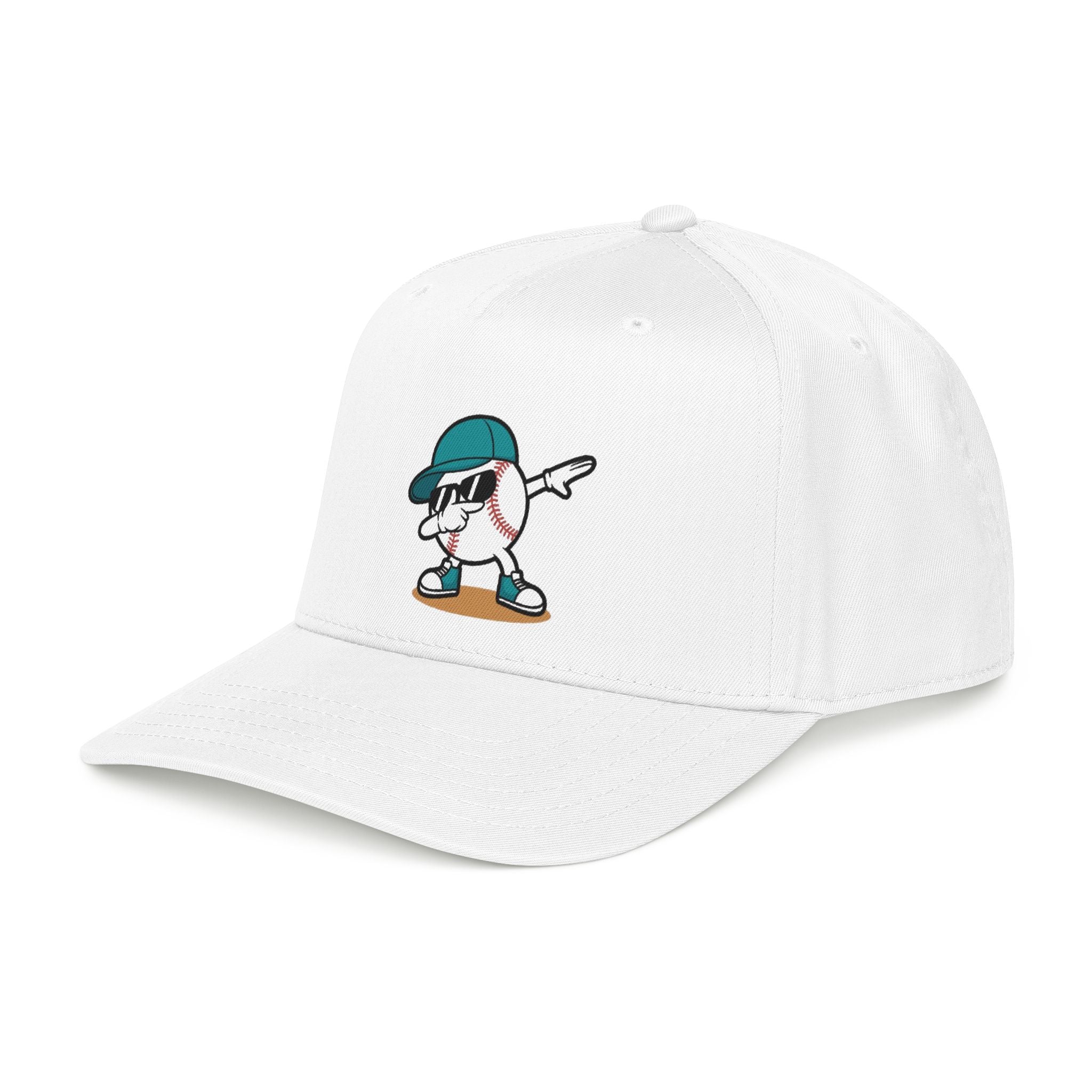 "Pennant Ready" Plain White Baseball Cap
