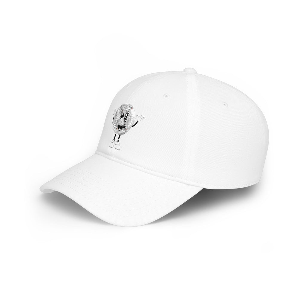 "Ball Life" White Embroidered Cap