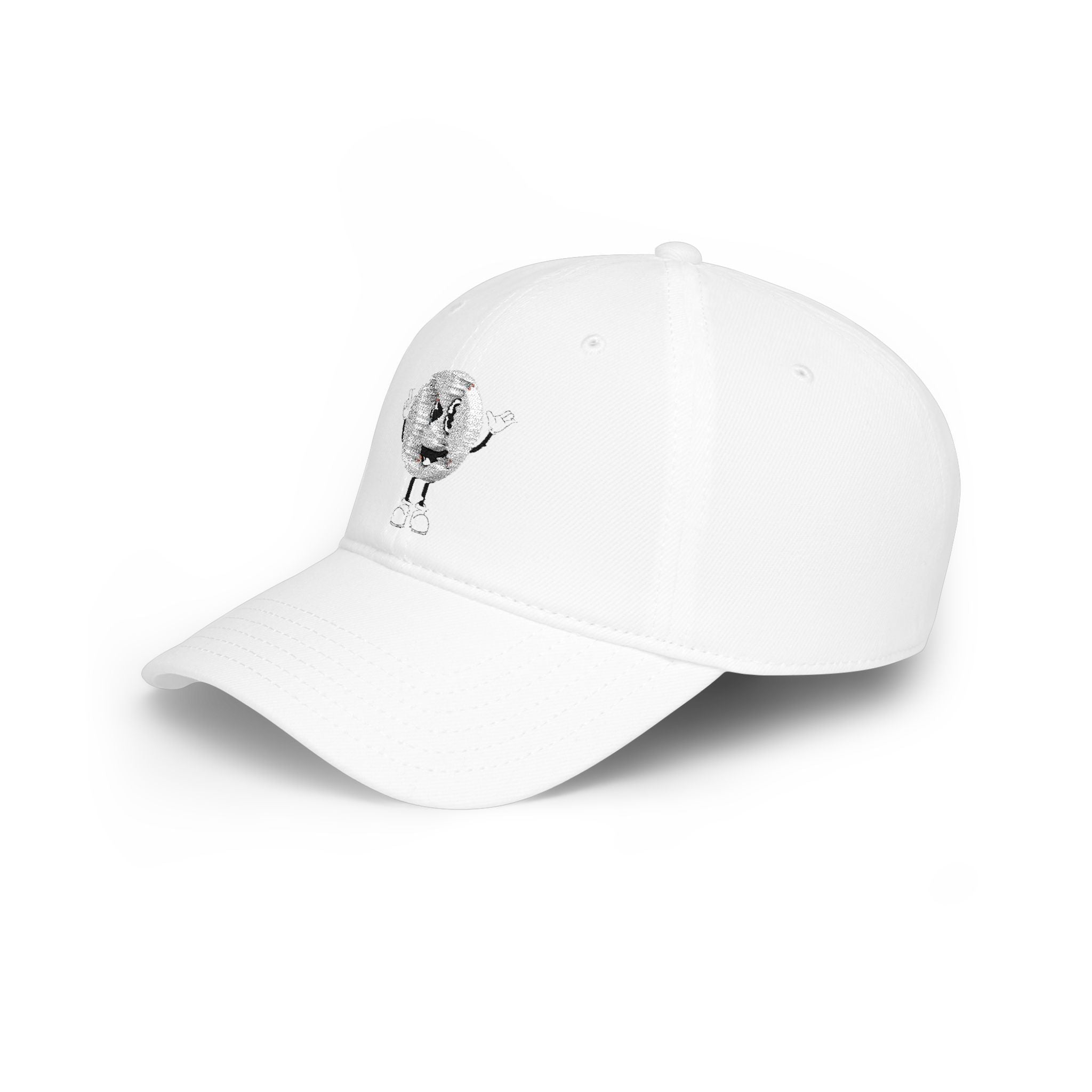 "Ball Life" White Embroidered Cap