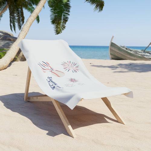 "Fireworks and Fireballs" Beach Towel