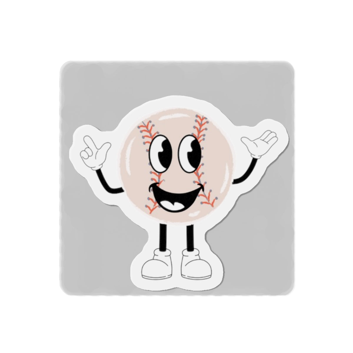 "Ball Life" Die Cut Magnet