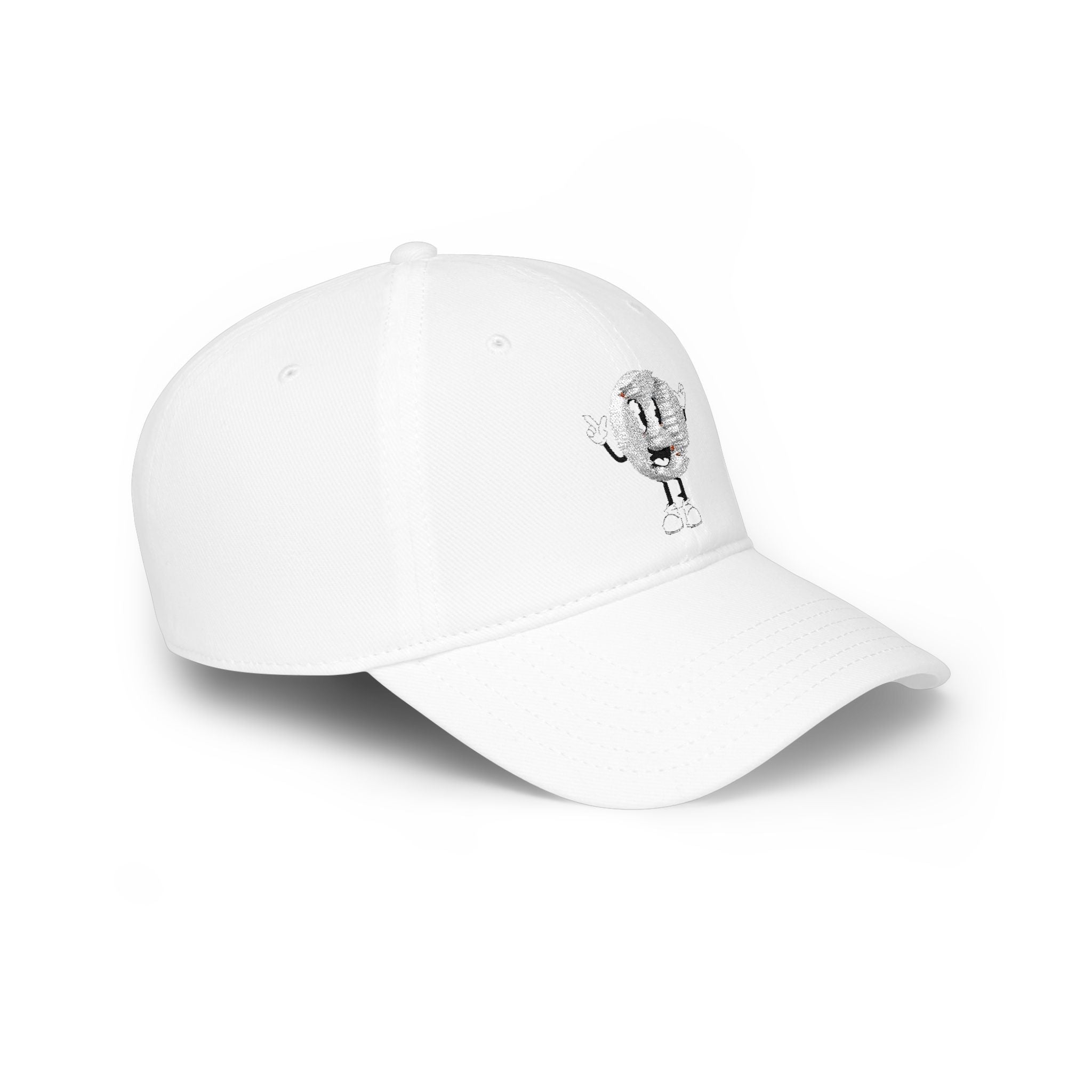 "Ball Life" White Embroidered Cap