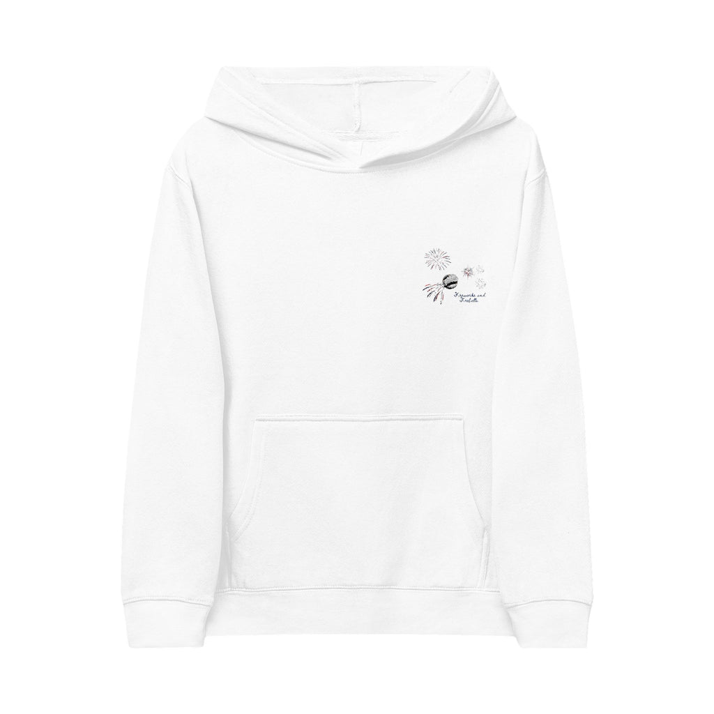 “Fireworks and Fireballs” Embroidered Youth Hoodie