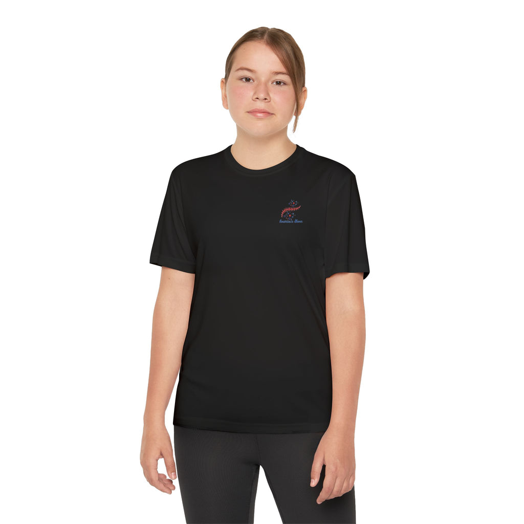 “Fireworks and Fireballs” Kids Black Tee
